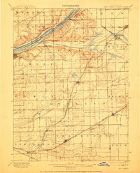 Des Plaines 1901 topographic map thumbnail