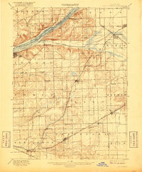 Des Plaines 1901 topographic map thumbnail