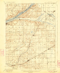 Des Plaines 1901 topographic map thumbnail