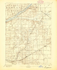 Des Plaines 1894 topographic map thumbnail