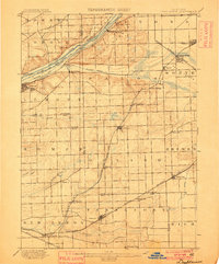 Des Plaines 1900 topographic map thumbnail