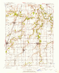 Divernon 1922 topographic map thumbnail