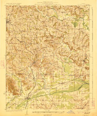 Dongola 1923 topographic map preview