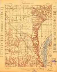 Dunlap 1898 topographic map thumbnail