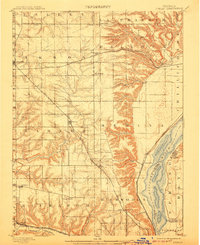 Dunlap 1898 topographic map thumbnail