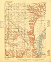 Dunlap 1898 topographic map thumbnail