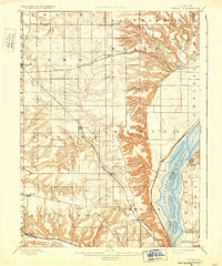 Dunlap 1932 topographic map thumbnail