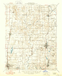 Duquoin topographic map thumbnail