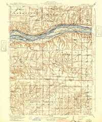 Edgington 1916 topographic map thumbnail