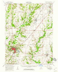 Edwardsville 1954 topographic map thumbnail