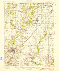 Edwardsville 1932 topographic map thumbnail