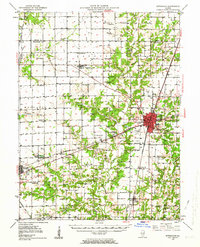 Effingham 1950 topographic map thumbnail