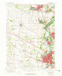 Elgin 1962 topographic map thumbnail