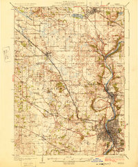 Elgin 1925 topographic map thumbnail