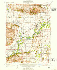 Erie 1952 topographic map thumbnail