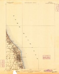 Evanston 1899 topographic map thumbnail