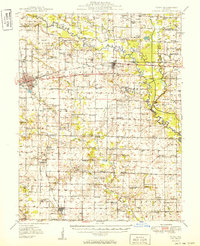 Flora 1949 topographic map thumbnail
