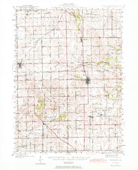 Forreston 1942 topographic map thumbnail