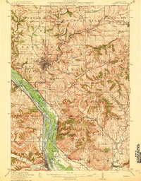 Galena 1913 topographic map preview