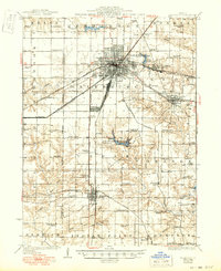 Galesburg 1927 topographic map thumbnail