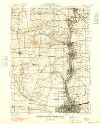 Geneva 1932 topographic map thumbnail