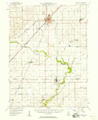 Gibson City topographic map thumbnail