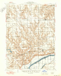 Glasford 1930 topographic map thumbnail