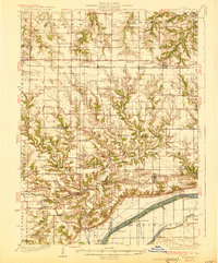 Glasford 1930 topographic map thumbnail