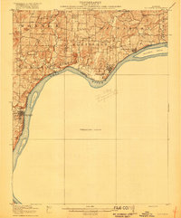 Golconda 1916 topographic map thumbnail