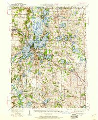 Grays Lake 1920 topographic map thumbnail