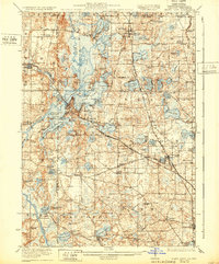 Grays Lake 1923 topographic map thumbnail