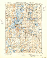 Grays Lake 1923 topographic map thumbnail