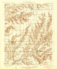 Greenfield 1932 topographic map preview