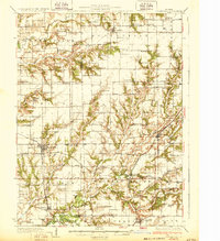 Greenfield 1932 topographic map preview
