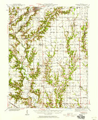 Greenup 1940 topographic map thumbnail