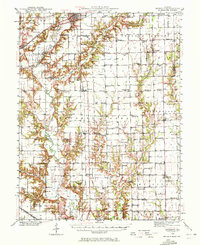 Greenup 1940 topographic map thumbnail
