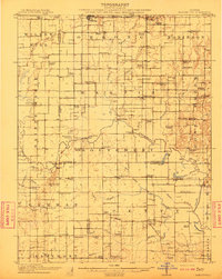 Hardinville 1910 topographic map thumbnail