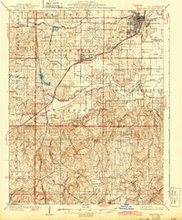 Harrisburg 1925 topographic map thumbnail