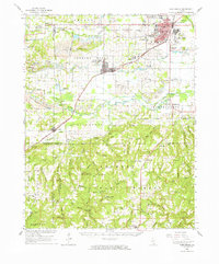 Harrisburg 1961 topographic map thumbnail