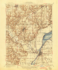 Havana 1925 topographic map thumbnail