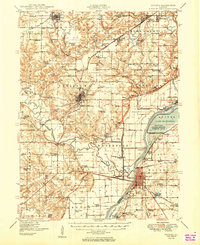 Havana 1949 topographic map thumbnail