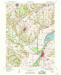 Havana 1949 topographic map thumbnail