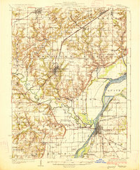 Havana 1925 topographic map thumbnail