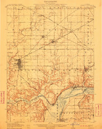 Hennepin topographic map thumbnail