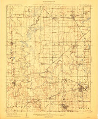 Herrin 1910 topographic map preview