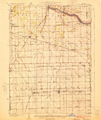 Herscher 1925 topographic map thumbnail