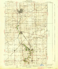 Hoopeston 1938 topographic map thumbnail