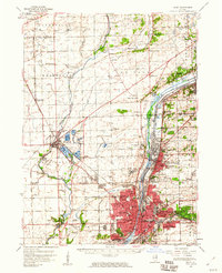 Joliet 1954 topographic map preview