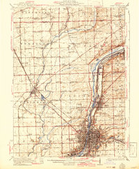 Joliet 1923 topographic map preview