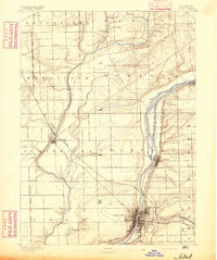 Joliet 1892 topographic map preview
